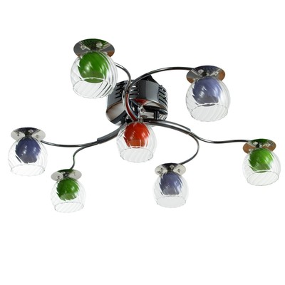 Люстра «Жатай» 7×20 Вт G4 хром 65×65×15 см