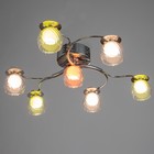 Люстра «Жатай» 7×20 Вт G4 хром 65×65×15 см - Фото 2