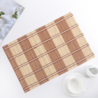 Салфетка сервировочная на стол «Путь», 45×30 см, цвет коричневый - фото 318635716