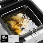 Фритюрница Kitfort КТ-2017, 900 Вт, 1.5 л, 3 режима, серебристая - Фото 6