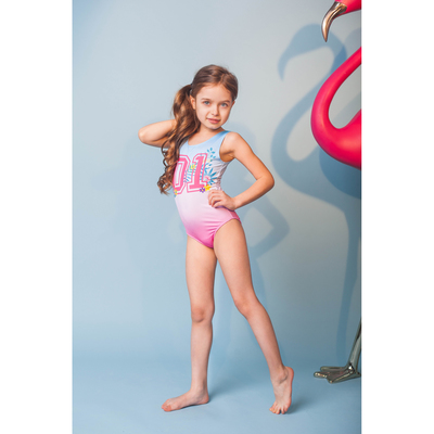 Купальник KAFTAN "01", рост 98-104 (30) розовый/голубой