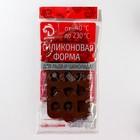 Форма для шоколада Доляна «Лакомство», силикон, 21×10,4 см, 15 ячеек, цвет коричневый - Фото 11