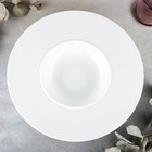 Тарелка фарфоровая Wilmax, 280 мл, d=28 см, цвет белый - Фото 2