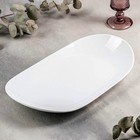 Блюдо фарфоровое овальное Wilmax, 38×22 см, цвет белый - Фото 1