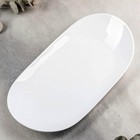 Блюдо фарфоровое овальное Wilmax, 38×22 см, цвет белый - Фото 2