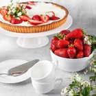 Кофейная пара фарфоровая Wilmax «Юлия Высоцкая», 2 предмета: чашка 150 мл, блюдце d=13 см, цвет белый 4087242 - фото 319806735