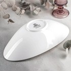 Салатник Wilmax Olivia, 30.5×17×8.5 см, фарфор, белый - Фото 3