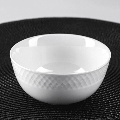 Салатник Wilmax «Юлия Высоцкая», 350 мл, d=12 см, фарфор, белый