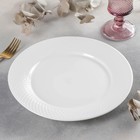 Тарелка фарфоровая обеденная Wilmax «Юлия Высоцкая», d=25,5 см, цвет белый - Фото 2