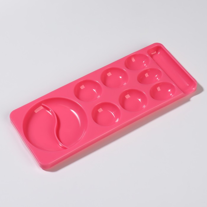 Палитра для смешивания лаков, 8 ячеек, цвет МИКС 18112