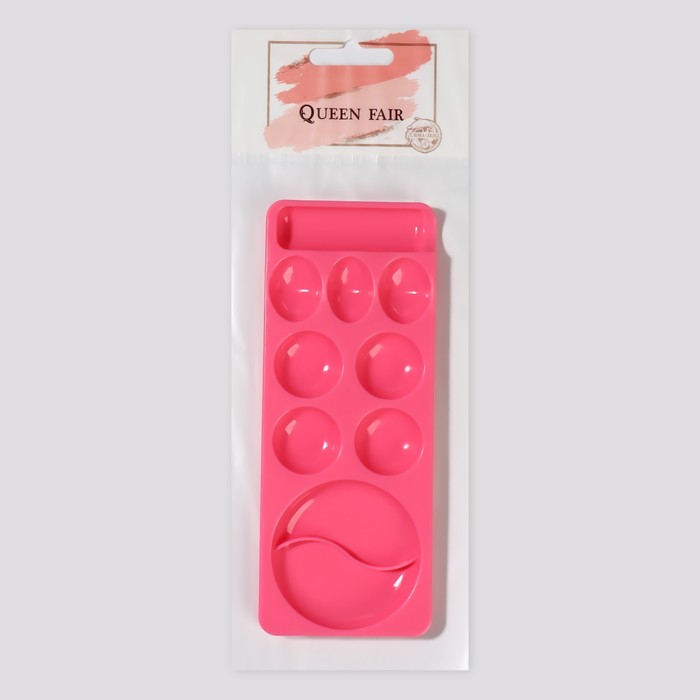 Палитра для смешивания лаков, 8 ячеек, цвет МИКС 18112