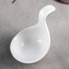 Блюдо для снеков Wilmax, 9×6 см, фарфор, белое - Фото 2