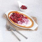 Блюдо фарфоровое для снеков Wilmax, 9×6 см, цвет белый - Фото 4