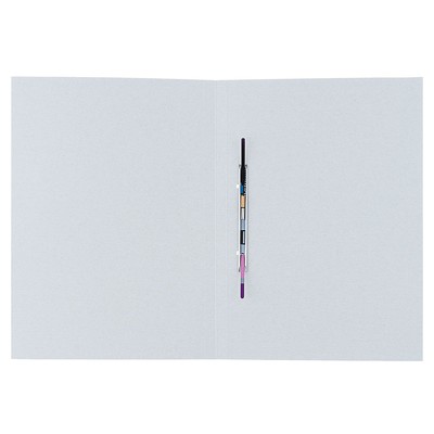 Скоросшиватель "Дело", зелёный, мелованный картон, 330 г/м²