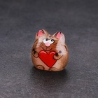 Фигурка «Котёнок Веня с сердечком», 3.5×3 см, селенит - Фото 3