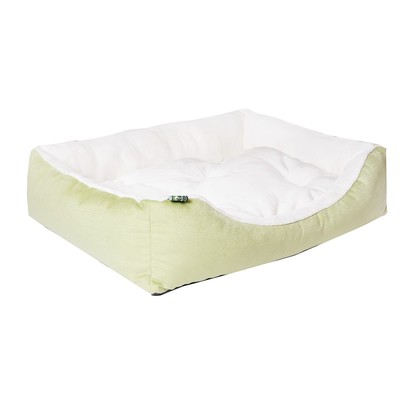 Лежанка "Пухлик" Фисташка, мебельная ткань, 90 х 60 х 20 см