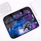 Папка для труда А4 с ручками, текстиль, ПВХ, 335*260*20 мм «Трансформер» - Фото 2