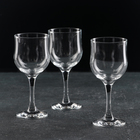 Набор стеклянных бокалов для красного вина Tulipe, 240 мл, 3 шт - Фото 1