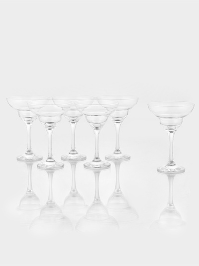 Набор бокалов для маргариты Paşabahçe Bistro, 280 мл, размер одного бокала 11.5×17 см, 6 шт., стекло, прозрачный