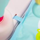 Развивающий музыкальный коврик «Слонята», пианино, 4 игрушки, зеркало, размер 72х45 см - Фото 8