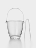 Ведро для льда с ручкой и щипцами Sylvana, 650 мл, h=13 см, стекло, прозрачное - Фото 2