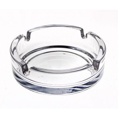 Пепельница Paşabahçe Bistro, круглая, стекло, прозрачная