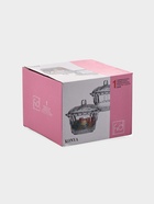 Сахарница Paşabahçe Konya, d=12 см, с крышкой, стекло, прозрачная - Фото 6