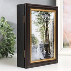 Ключница "Фонари Барселоны" 15х21 см венге - фото 20914705