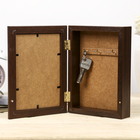 Ключница "Фонари Барселоны" 15х21 см венге - фото 20914712