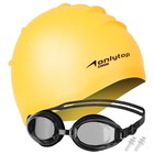 Набор для плавания взрослый ONLYTOP: очки, шапочка, обхват 54-60 см, цвета МИКС - Фото 8