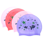 Шапочка для бассейна «Звезды и рыбки», детская, безразмерная, цвет МИКС - Фото 3