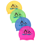 Шапочка для бассейна «Пингвины» детская, безразмерная, цвет МИКС - Фото 4