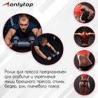 Ролик для пресса ONLYTOP, с возвратным механизмом, 2 колеса, с ковриком - Фото 3