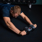 Ролик для пресса ONLYTOP, с возвратным механизмом, 2 колеса, с ковриком - Фото 5