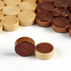 Шашки игра настольная деревянные, d=2.3 см - Фото 7