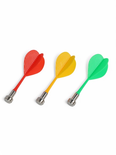 Дротики для дартса ONLYTOP, 3 шт., магнитный наконечник, вес 8 г, цвета МИКС