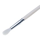 Кисть Коза круглая №4 (диаметр обоймы 4 мм; длина волоса 18 мм), деревянная ручка, Calligrata - Фото 2