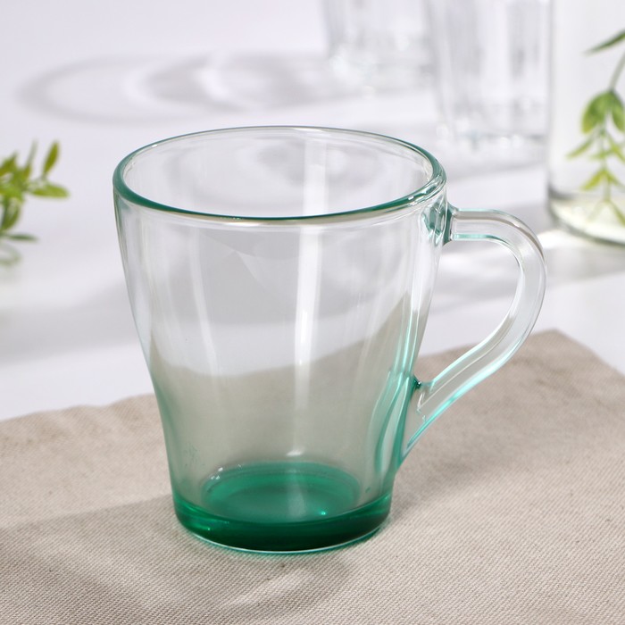 Кружка «Джем», 250 мл, стекло, зелёная - Фото 1