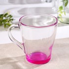 Кружка «Джем», 250 мл, стекло, розовая - Фото 2