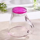 Кружка «Джем», 250 мл, стекло, розовая - Фото 3