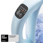 Чайник электрический Kitfort KT-640-1, стекло, 1.7 л, 2200 Вт, подсветка, голубой - фото 9557506