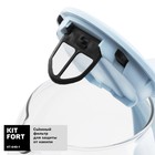 Чайник электрический Kitfort KT-640-1, стекло, 1.7 л, 2200 Вт, подсветка, голубой - фото 9557507