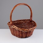 Набор корзин, 3 шт, 25,5х20х8/25 см, 30х26х10/30 см, 34,5х30х12/35 см, ива - фото 25303354