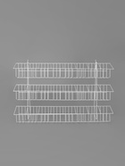 Стойка прикассовая 88.5×24×56 см, размер ячейки 12.5×12×13 см, белая - Фото 5