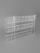 Стойка прикассовая 88.5×24×56 см, размер ячейки 12.5×12×13 см, белая - Фото 6