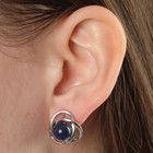 Серьги родирование орбита «Лазурит» - Фото 2