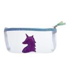 Пенал школьный "Единорог", на молнии, белый 4023685