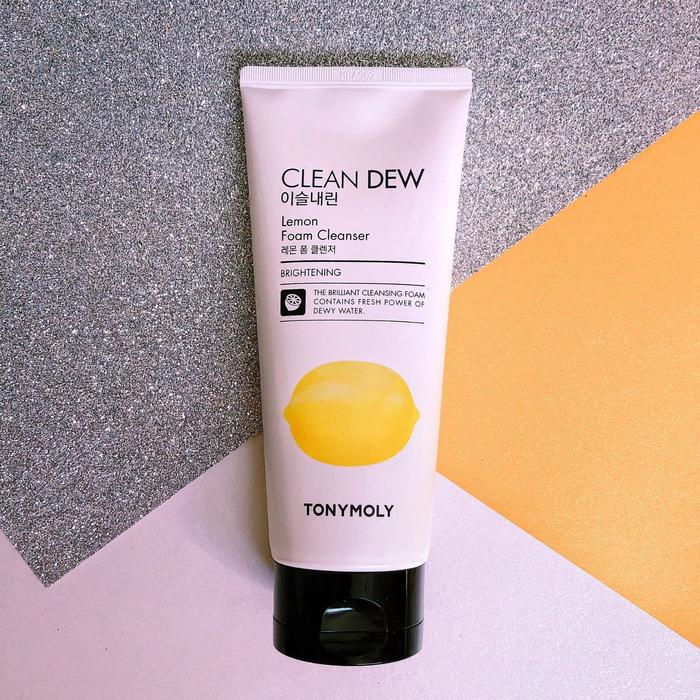 Пенка для умывания Tony Moly Clean Dew Lemon Foam Cleanser с экстрактом лимона, 180 мл 18155