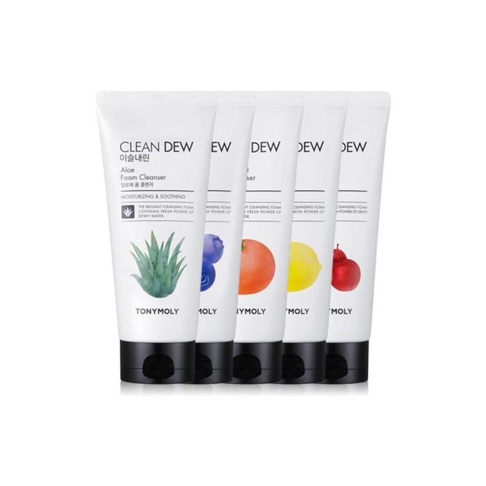 Пенка для умывания Tony Moly Clean Dew Lemon Foam Cleanser с экстрактом лимона, 180 мл 18155