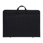 Папка для чертежей и рисунков для художников А3, 470 х 350 х 40 мм, с ручками, каркасная, текстильная, "Вдохновение" 1B31, карман, чёрная - Фото 3